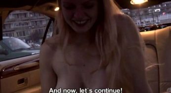 Sohbet İyi gidince Arabada İşi Bitirdiler